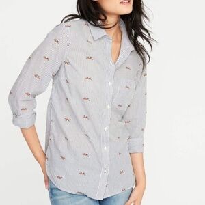😍Old navy fox shirt medium